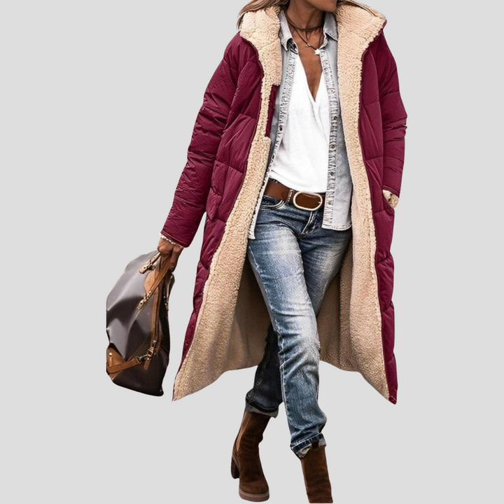 Cozy Reversible Long Puffer Jacket