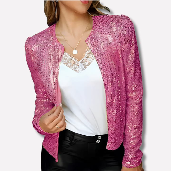 Sparkling Sequin Statement Jacket