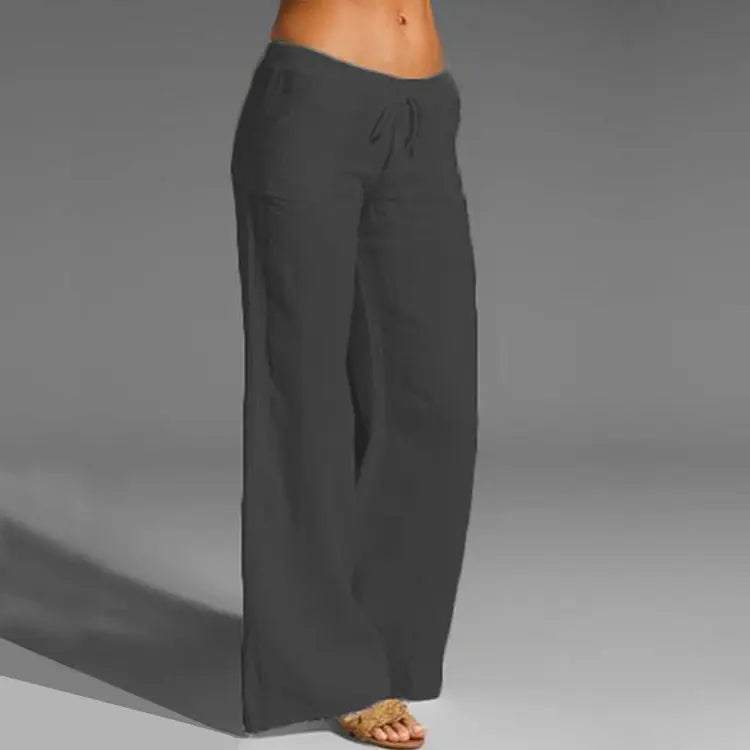 Women’s Breezy Linen Wide Leg Pants