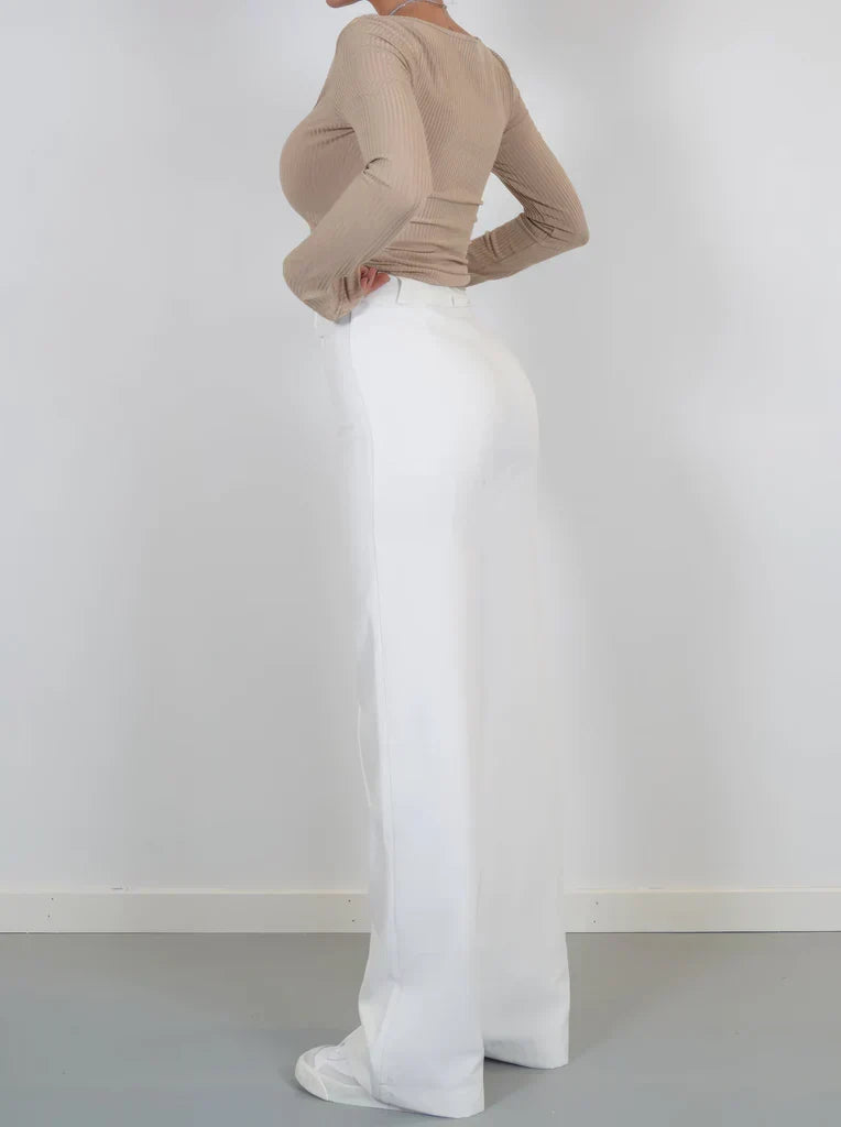 | Women's Elegant Wide Leg Trousers