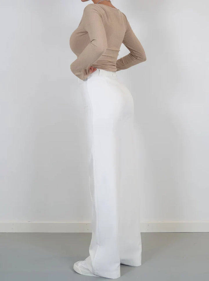 | Women's Elegant Wide Leg Trousers