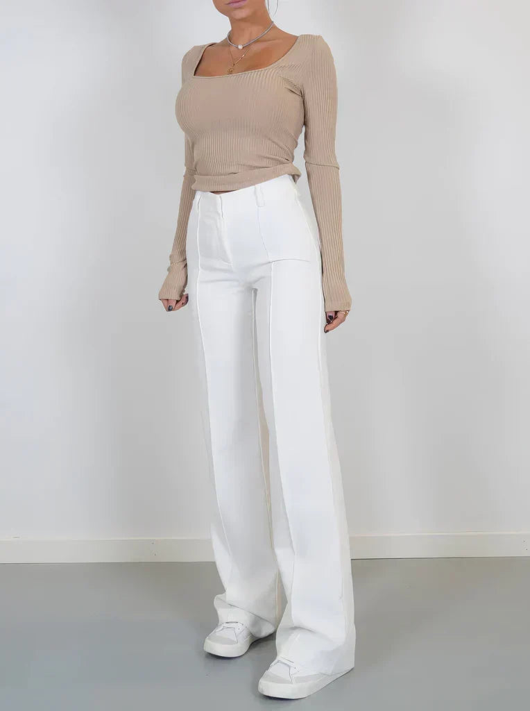 | Women's Elegant Wide Leg Trousers