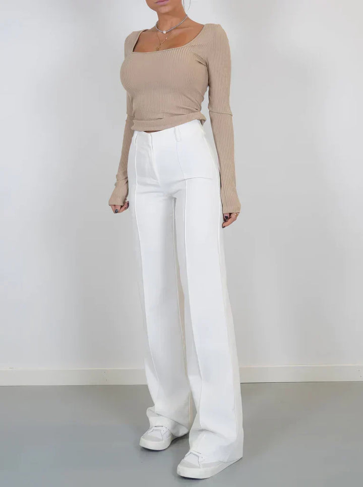 | Women's Elegant Wide Leg Trousers