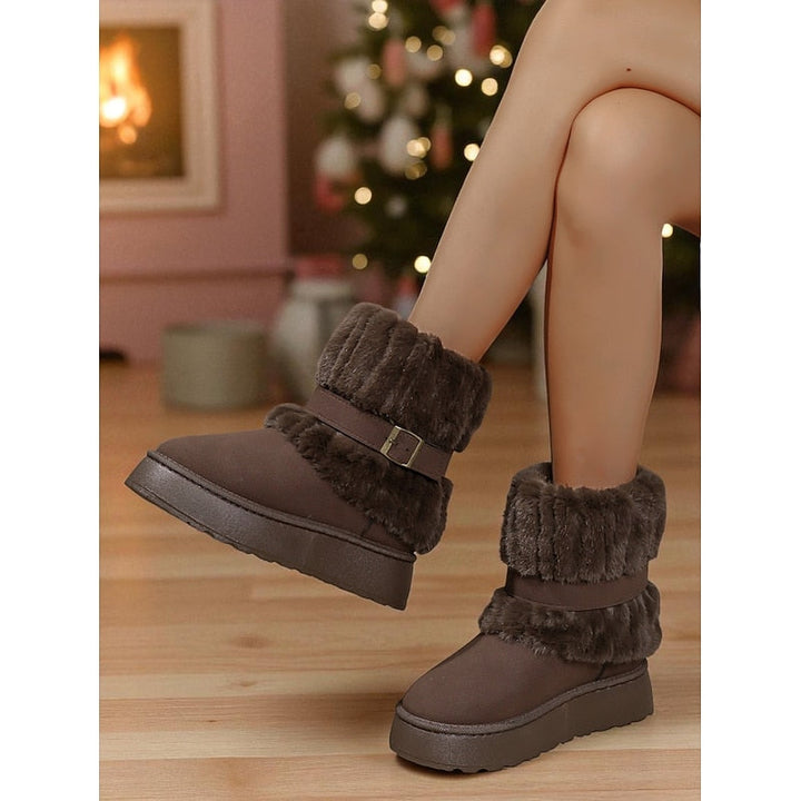 Cecily | Cozy Snow Boots with Fur Trim