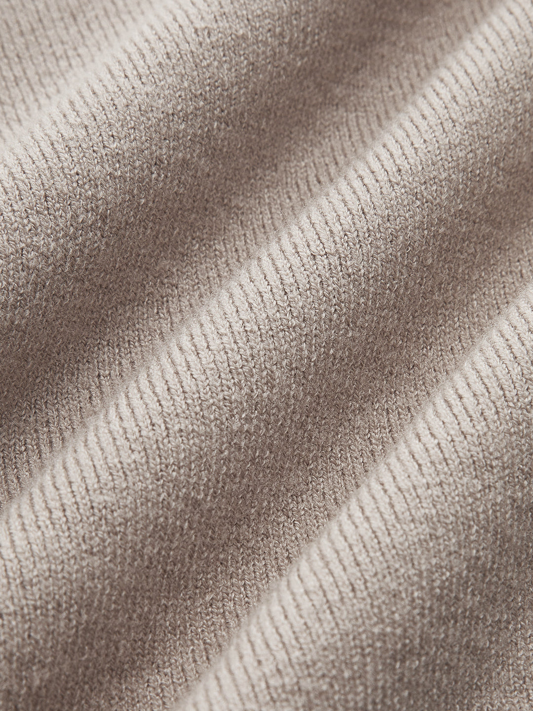 Women's Ribbed Sweater with Stand-Up Collar and Long Sleeves