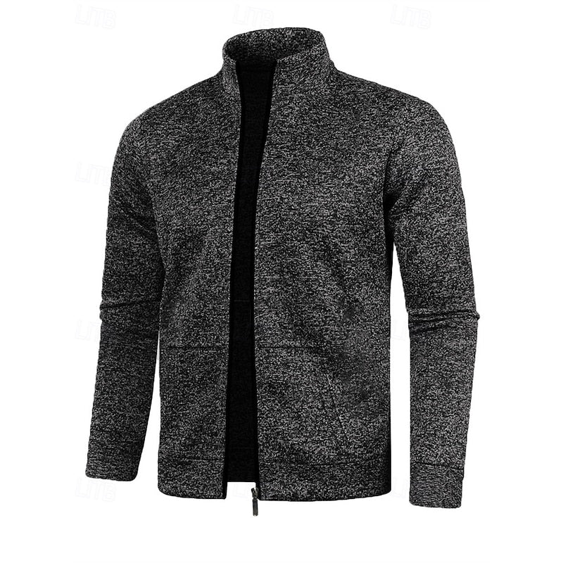 Caleb | Full Zip Standing Collar Jacket