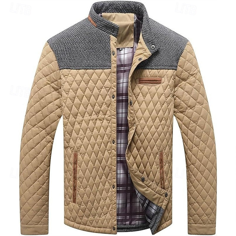 Hayes | Quilted Jacket with Stand-up Collar