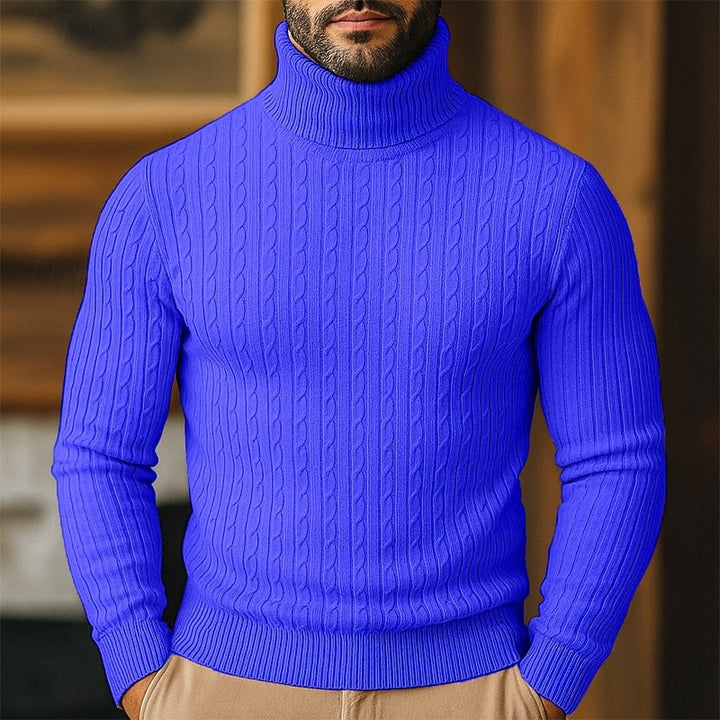 Rupert | Cable Knit Turtleneck
