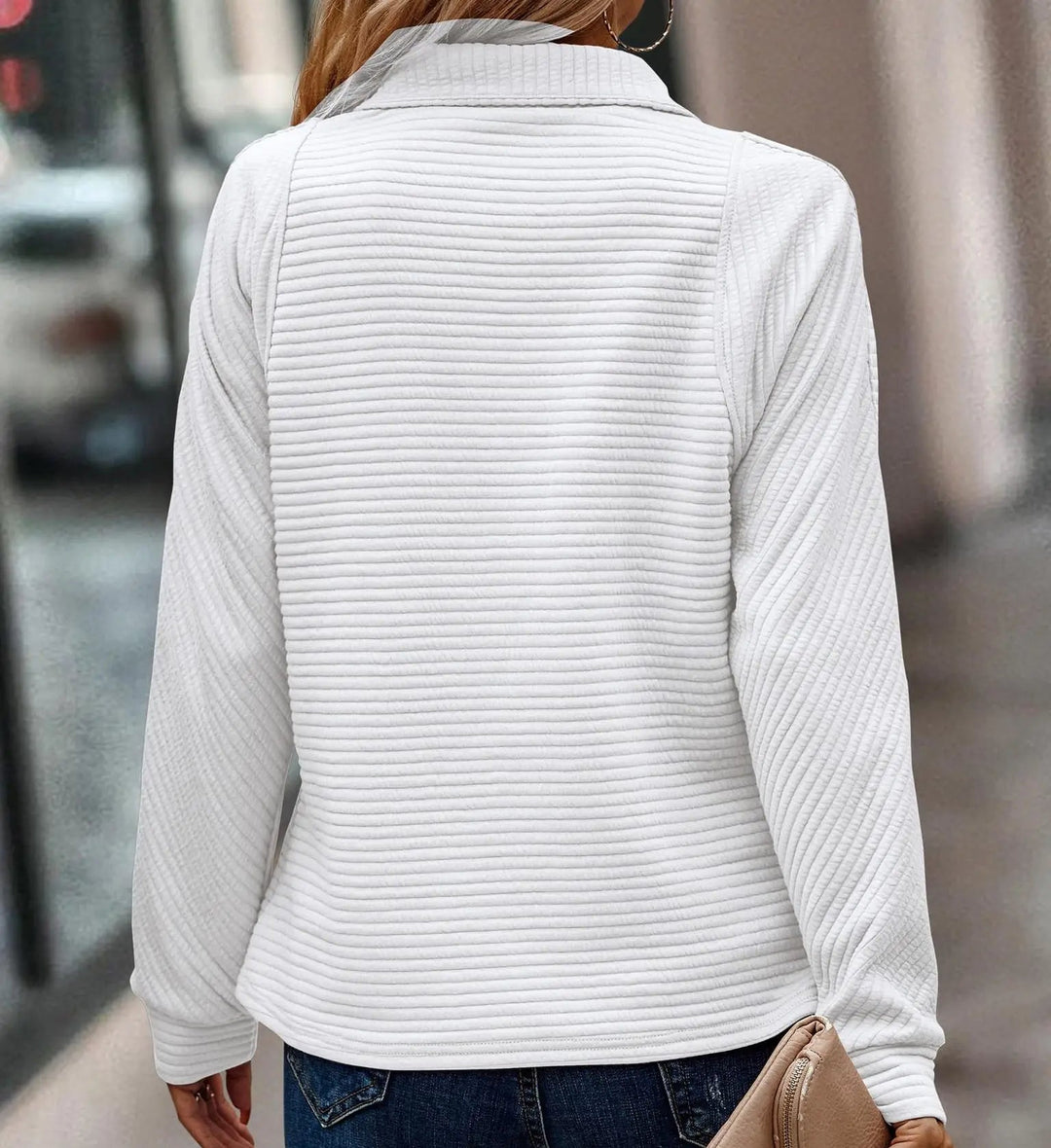 Yasmine | Ribbed Oversized Confidence Sweater