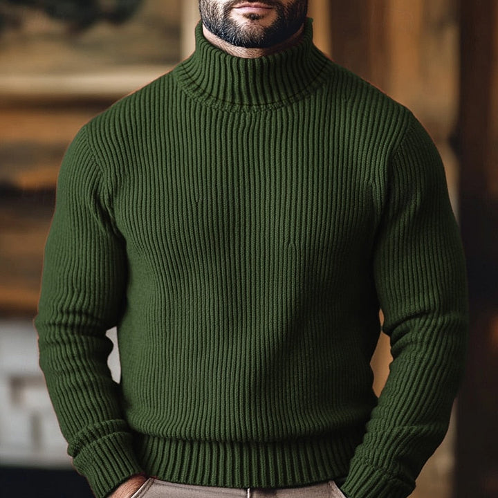 Jonathan | Ribbed Turtleneck