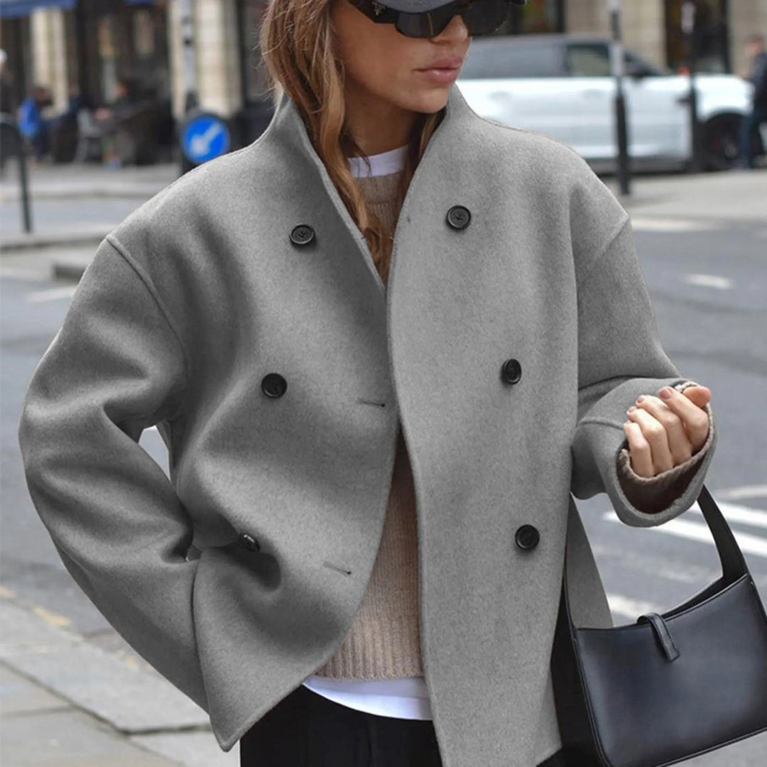 Swan | Reversible High Neck Statement Coat
