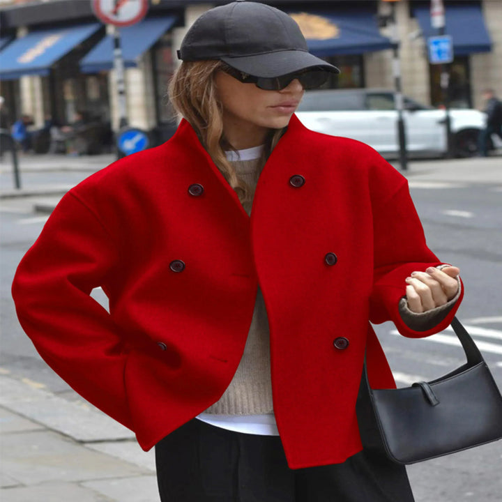 Swan | Reversible High Neck Statement Coat