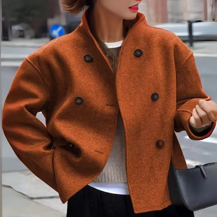 Swan | Reversible High Neck Statement Coat