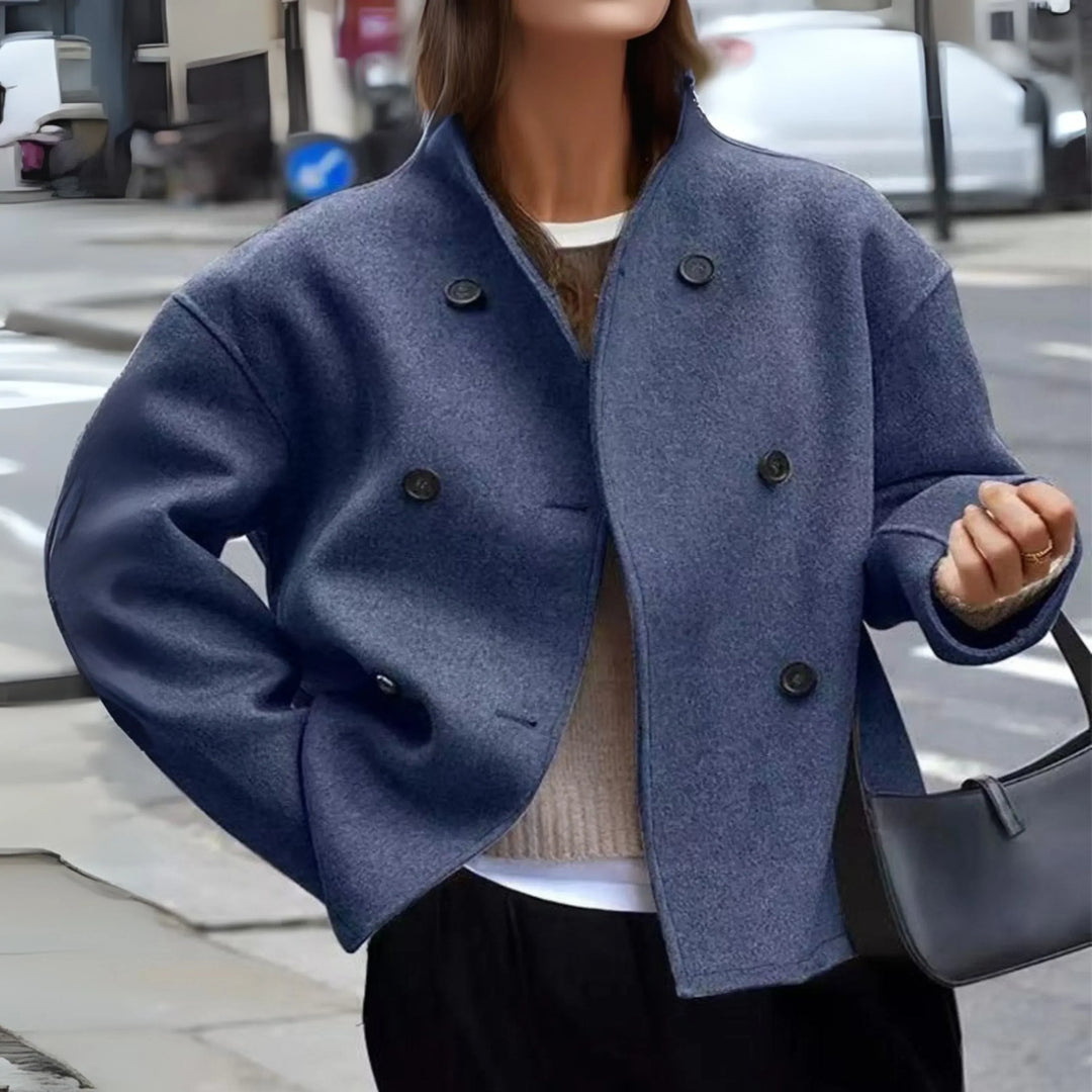 Swan | Reversible High Neck Statement Coat