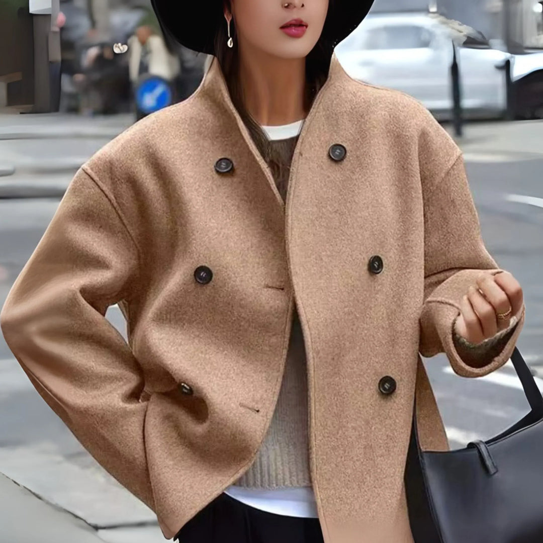 Swan | Reversible High Neck Statement Coat