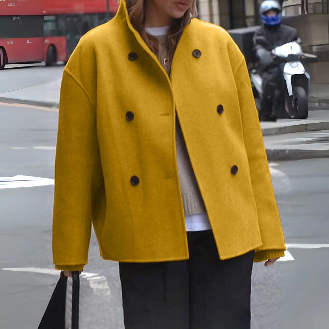 Swan | Reversible High Neck Statement Coat
