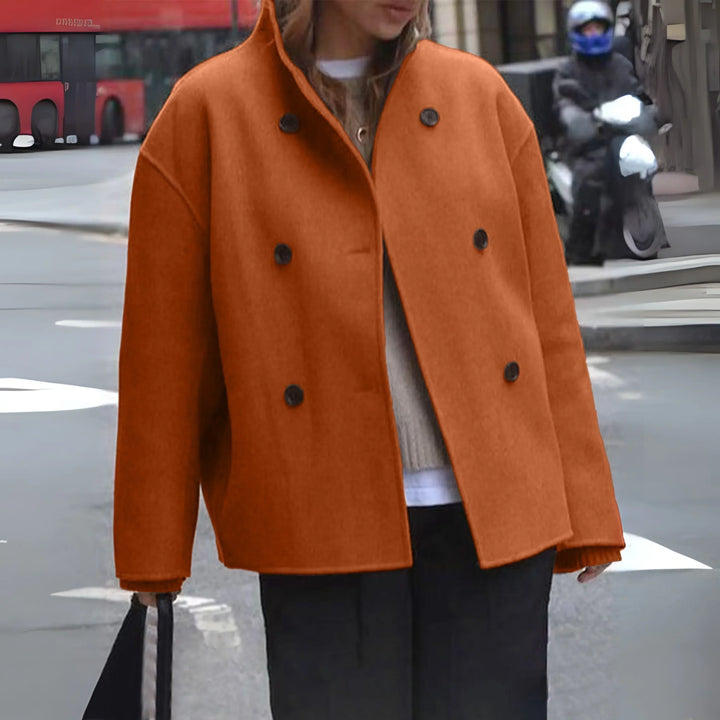 Swan | Reversible High Neck Statement Coat
