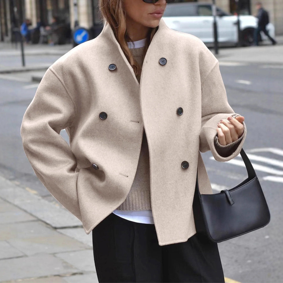 Swan | Reversible High Neck Statement Coat