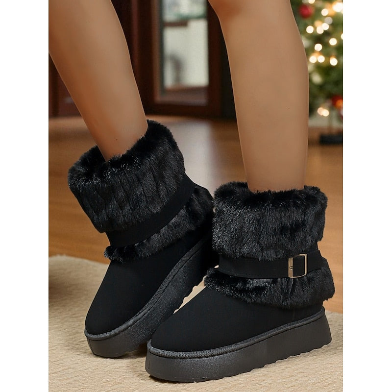 Cecily | Cozy Snow Boots with Fur Trim