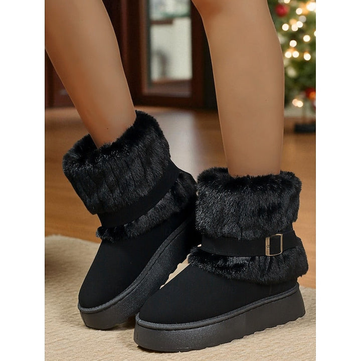 Cecily | Cozy Snow Boots with Fur Trim